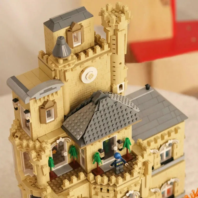ZHEGAO MOC Building Block Set: Experts MOC Fun House MINI 01006
