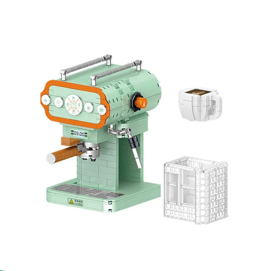 ZHEGAO MOC Building Block Set: Coffee Machine MINI 01008