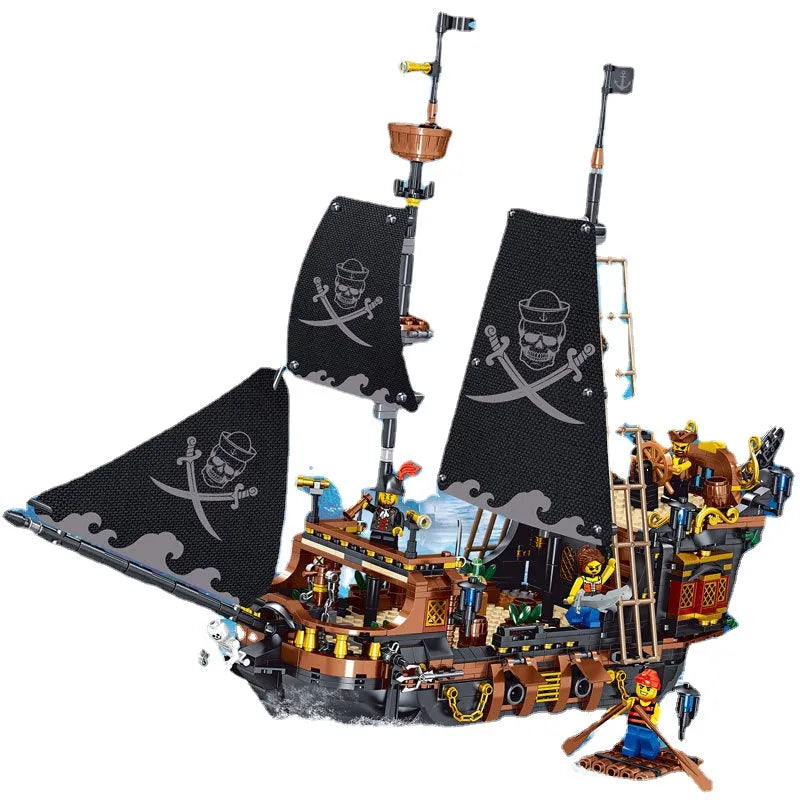 ZHEGAO MOC Building Block Set: Pirate Ship MINI 01041