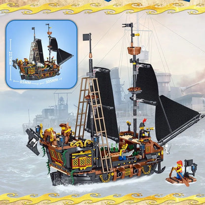 ZHEGAO MOC Building Block Set: Pirate Ship MINI 01041