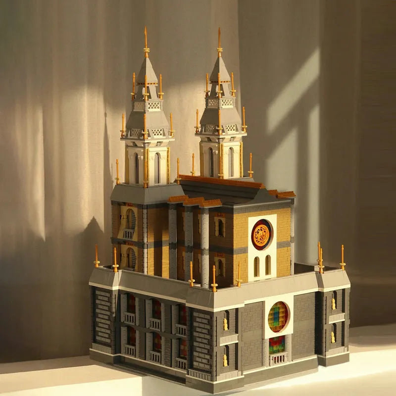 ZHEGAO MOC Building Block Set: Beijing New City Church MINI, Model 00967