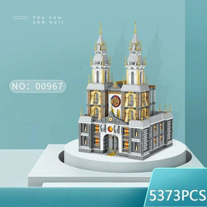 ZHEGAO MOC Building Block Set: Beijing New City Church MINI, Model 00967