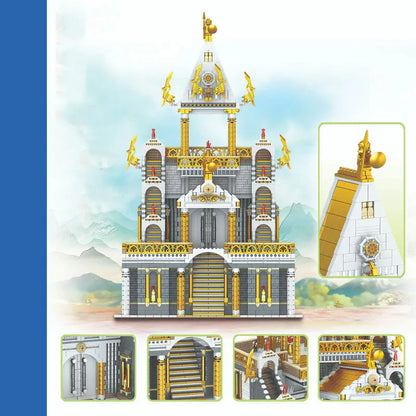 ZHEGAO MOC Building Block Set: The Century Altar Temple MINI, Model 00966