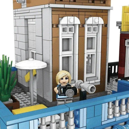ZHEGAO MOC Building Block Set: Experts MOC City Hotel MINI Modular, Model 00956