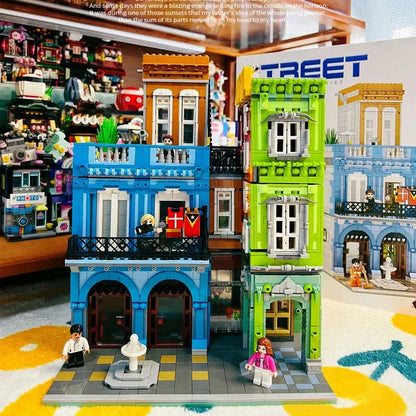 ZHEGAO MOC Building Block Set: Experts MOC City Hotel MINI Modular, Model 00956