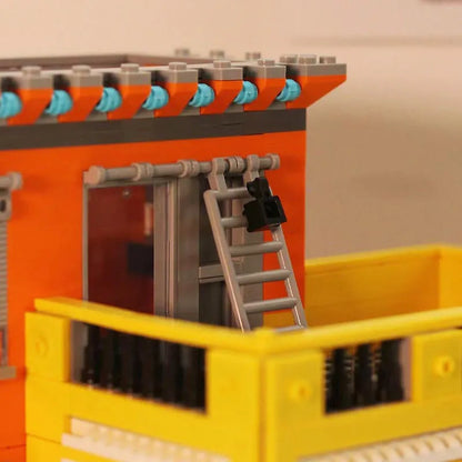 ZHEGAO MOC Building Block Set: 6020 Street City Cafe Havana Modular MINI, Model DZ6020