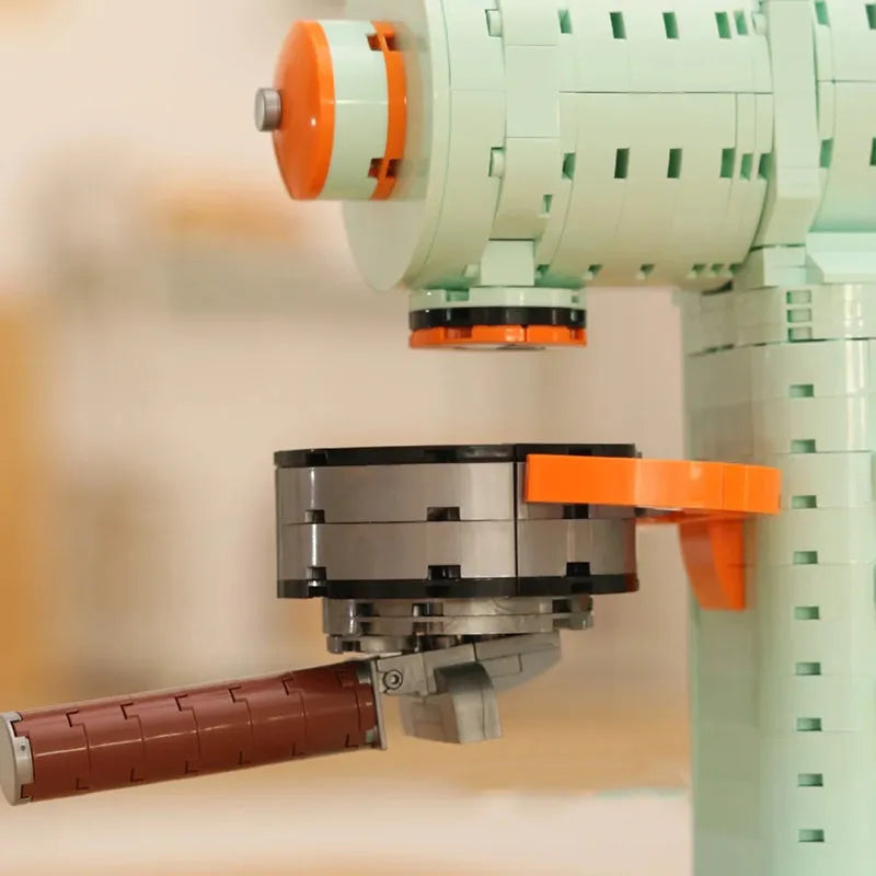 ZHEGAO MOC Building Block Set: Coffee Grinder Machine MINI 01053