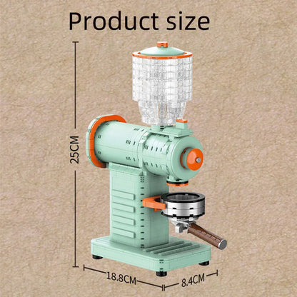 ZHEGAO MOC Building Block Set: Coffee Grinder Machine MINI 01053