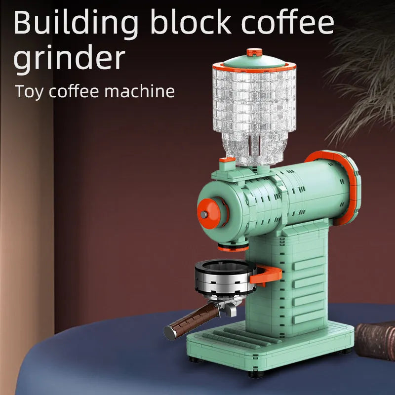 ZHEGAO MOC Building Block Set: Coffee Grinder Machine MINI 01053