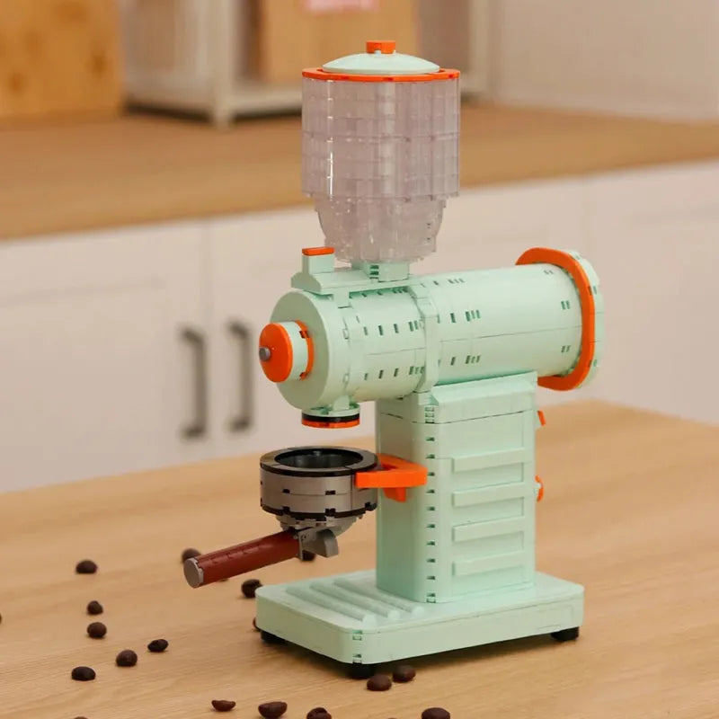 ZHEGAO MOC Building Block Set: Coffee Grinder Machine MINI 01053