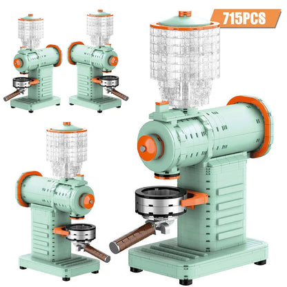 ZHEGAO MOC Building Block Set: Coffee Grinder Machine MINI 01053