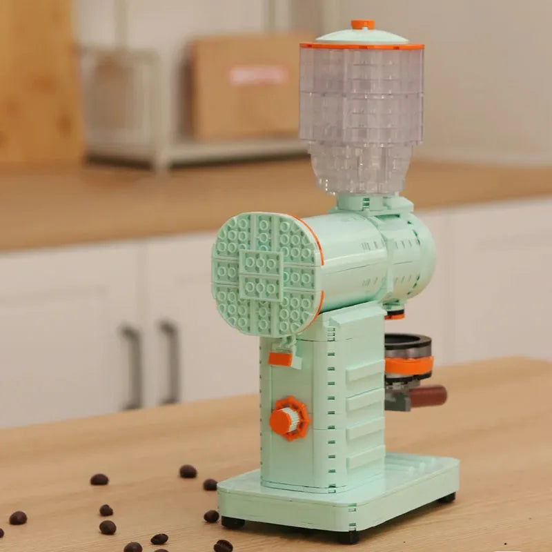 ZHEGAO MOC Building Block Set: Coffee Grinder Machine MINI 01053