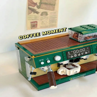 ZHEGAO MOC Building Block Set: Classic Coffee Machine MINI DZ6017, Model 6017