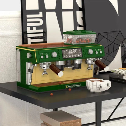 ZHEGAO MOC Building Block Set: Classic Coffee Machine MINI DZ6017, Model 6017