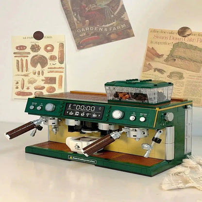 ZHEGAO MOC Building Block Set: Classic Coffee Machine MINI DZ6017, Model 6017