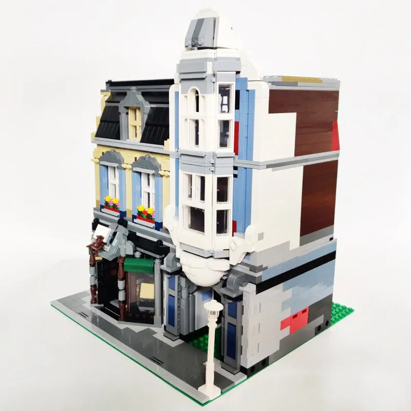 ZHEGAO MOC Building Block Set: Bookstore Shop, Model QL 0925