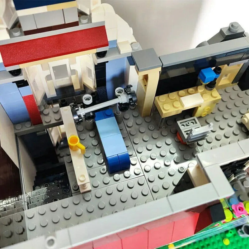 ZHEGAO MOC Building Block Set: Bookstore Shop, Model QL 0925