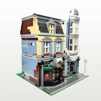 ZHEGAO MOC Building Block Set: Bookstore Shop, Model QL 0925