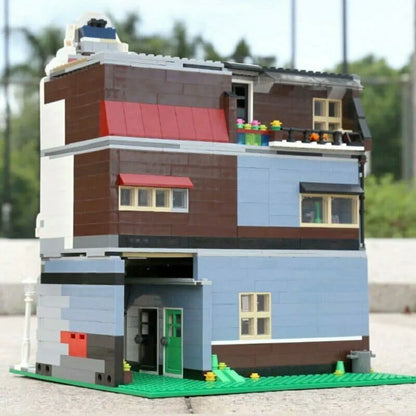 ZHEGAO MOC Building Block Set: Bookstore Shop, Model QL 0925