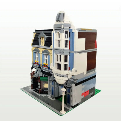 ZHEGAO MOC Building Block Set: Bookstore Shop, Model QL 0925