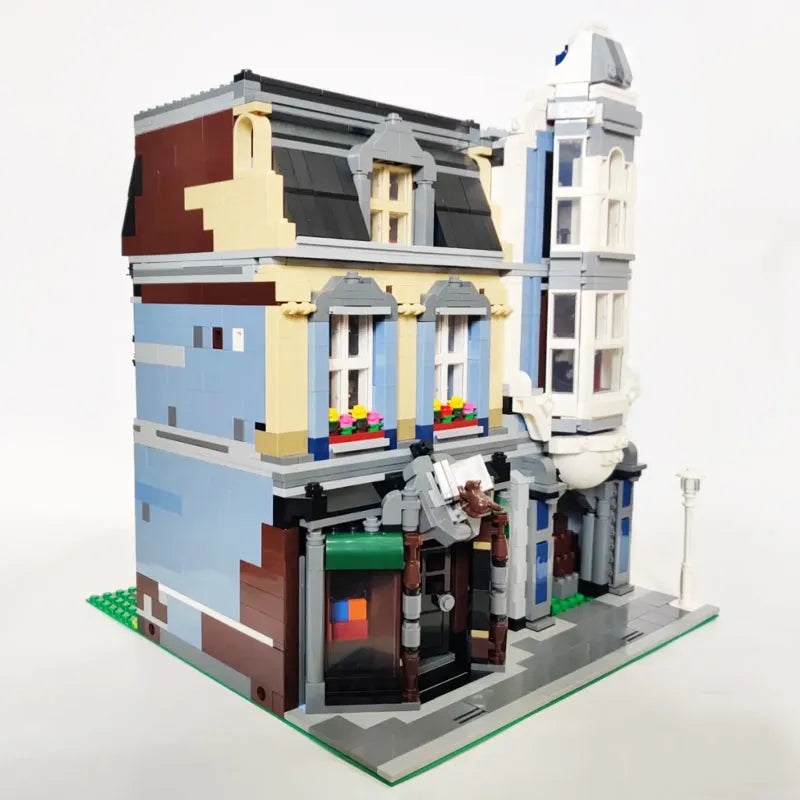 ZHEGAO MOC Building Block Set: Bookstore Shop, Model QL 0925