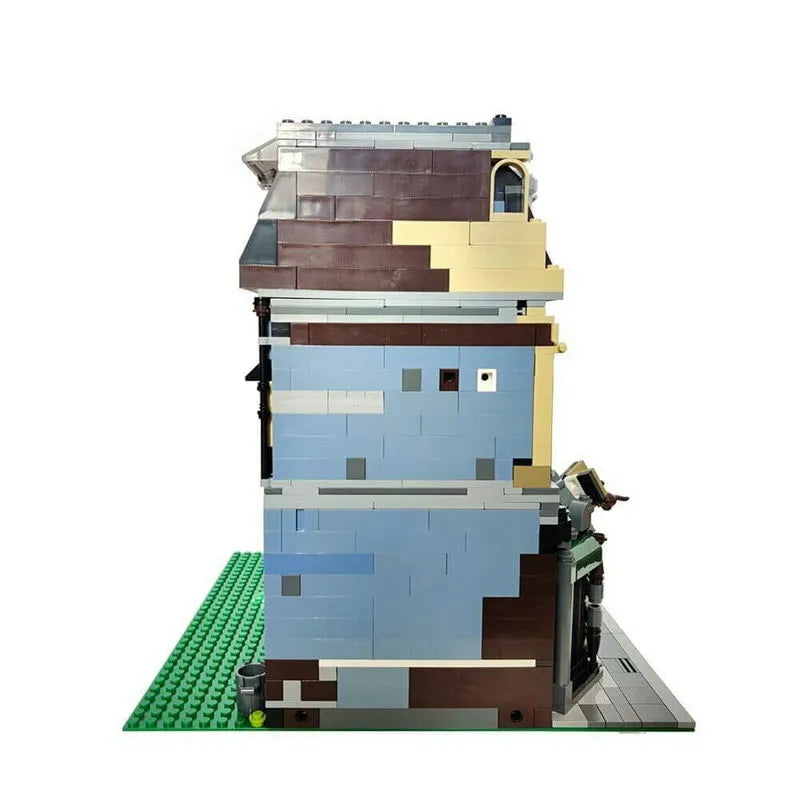 ZHEGAO MOC Building Block Set: Bookstore Shop, Model QL 0925