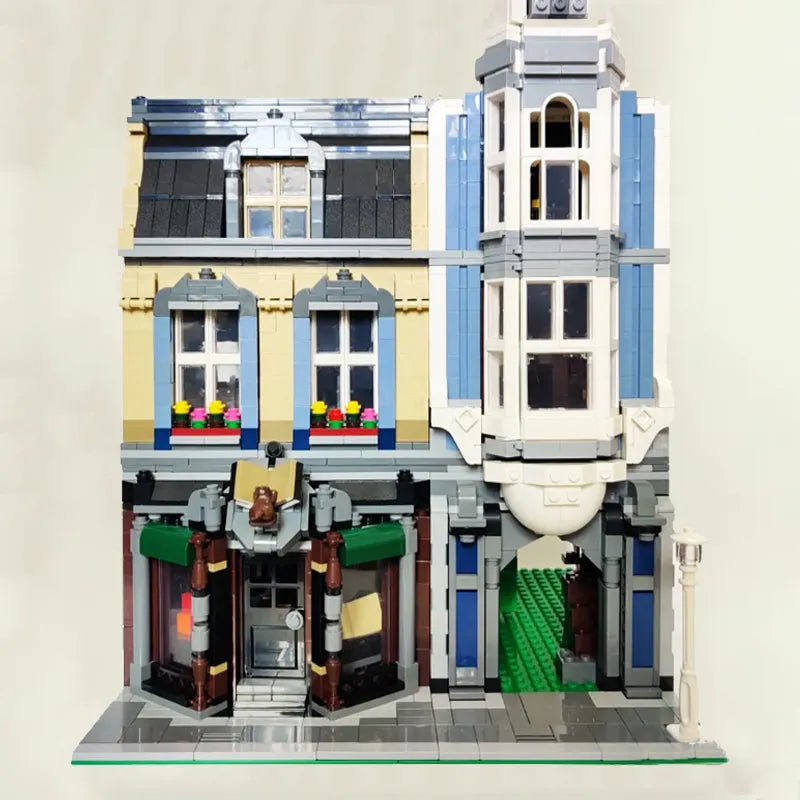 ZHEGAO MOC Building Block Set: Bookstore Shop, Model QL 0925