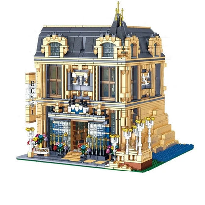 ZHEGAO MOC Building Block Set: Carlo Hotel 0927, Model QL 0927