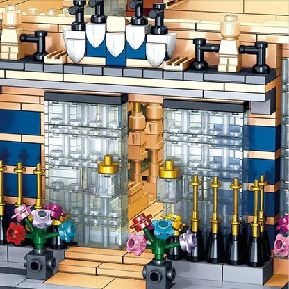 ZHEGAO MOC Building Block Set: Carlo Hotel 0927, Model QL 0927
