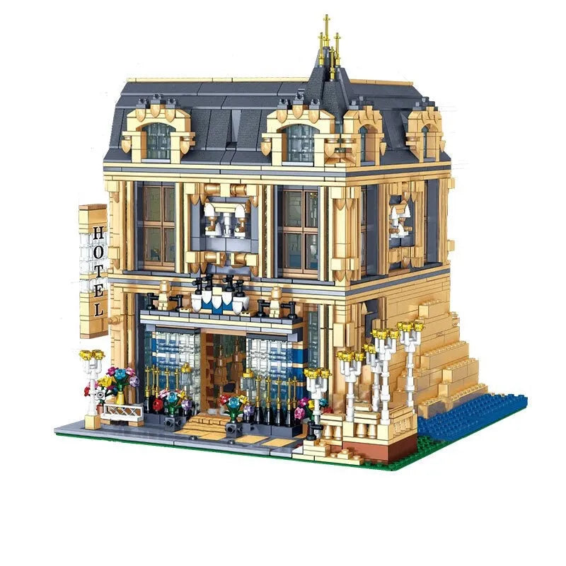 ZHEGAO MOC Building Block Set: Carlo Hotel 0927, Model QL 0927