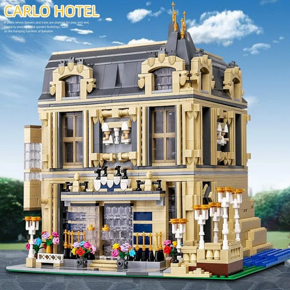 ZHEGAO MOC Building Block Set: Carlo Hotel 0927, Model QL 0927