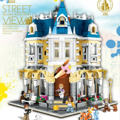 ZHEGAO MOC Building Block Set: Costume Shop 0923, Model QL 0923