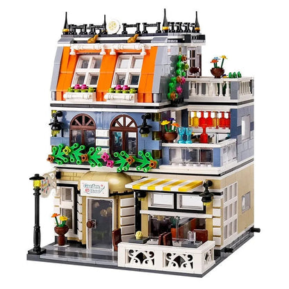 ZHEGAO MOC Building Block Set: Garden Hotel 0940, Model QL 0940