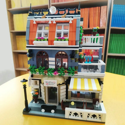ZHEGAO MOC Building Block Set: Garden Hotel 0940, Model QL 0940