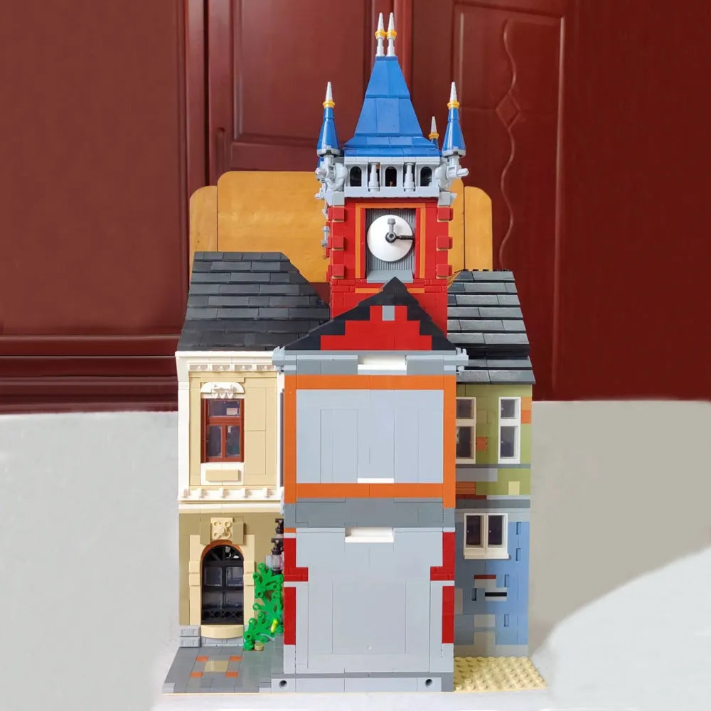 ZHEGAO MOC Building Block Set: Old Town Pub 0924, Model QL 0924