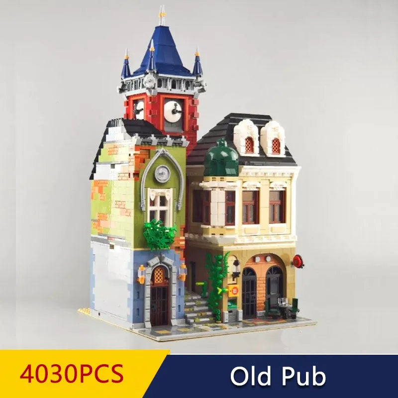 ZHEGAO MOC Building Block Set: Old Town Pub 0924, Model QL 0924