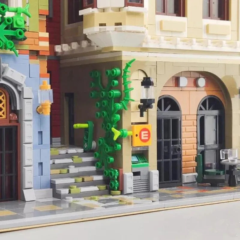 ZHEGAO MOC Building Block Set: Old Town Pub 0924, Model QL 0924