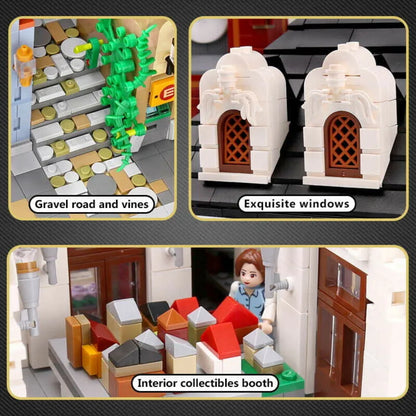 ZHEGAO MOC Building Block Set: Old Town Pub 0924, Model QL 0924