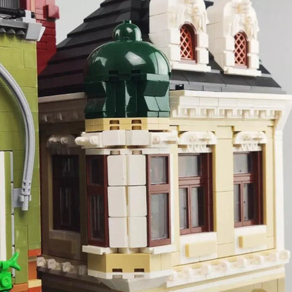 ZHEGAO MOC Building Block Set: Old Town Pub 0924, Model QL 0924