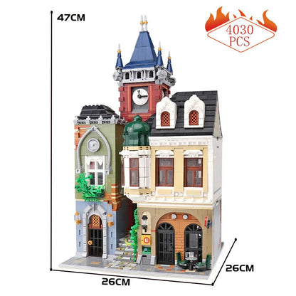 ZHEGAO MOC Building Block Set: Old Town Pub 0924, Model QL 0924