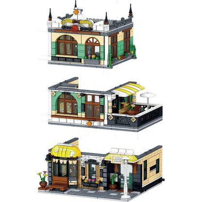 ZHEGAO MOC Building Block Set: Rome Restaurant, Model QL 0936