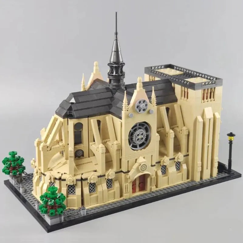 ZHEGAO MOC Building Block Set: Notre Dame Paris Cathedral 0964, Model QL 0964