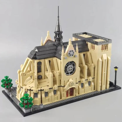 ZHEGAO MOC Building Block Set: Notre Dame Paris Cathedral 0964, Model QL 0964
