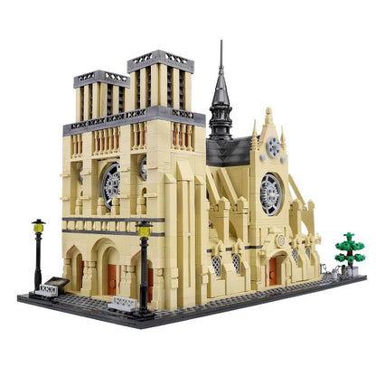 ZHEGAO MOC Building Block Set: Notre Dame Paris Cathedral 0964, Model QL 0964