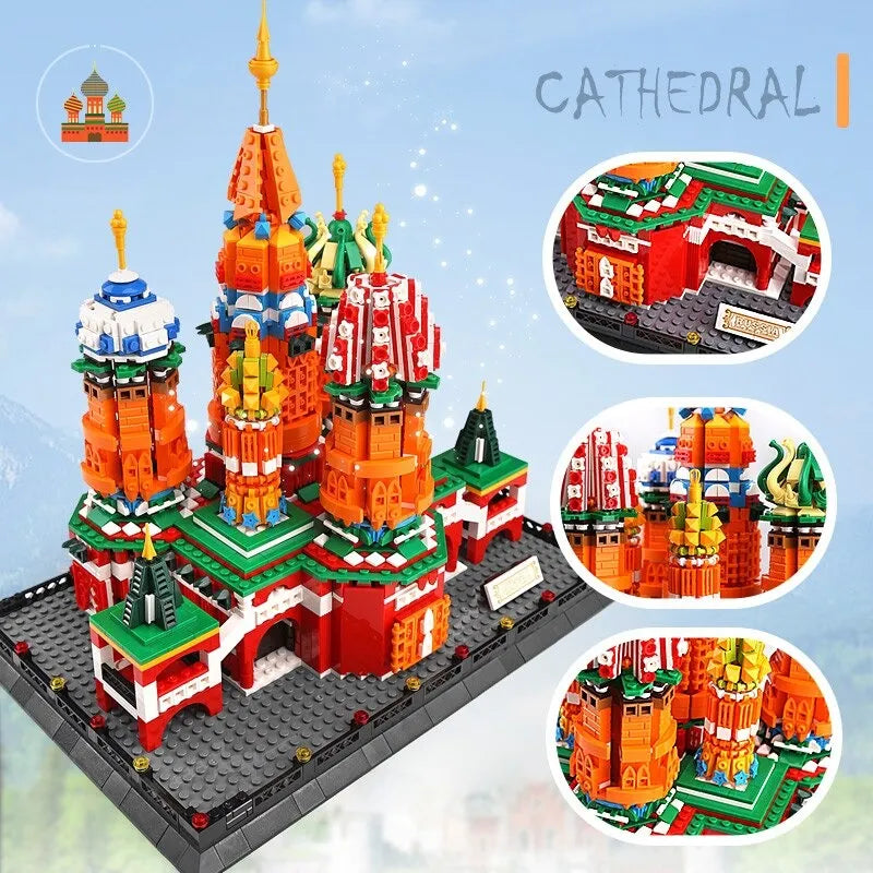 ZHEGAO MOC Building Block Set: Saint Basil's Cathedral, Model QL 0961