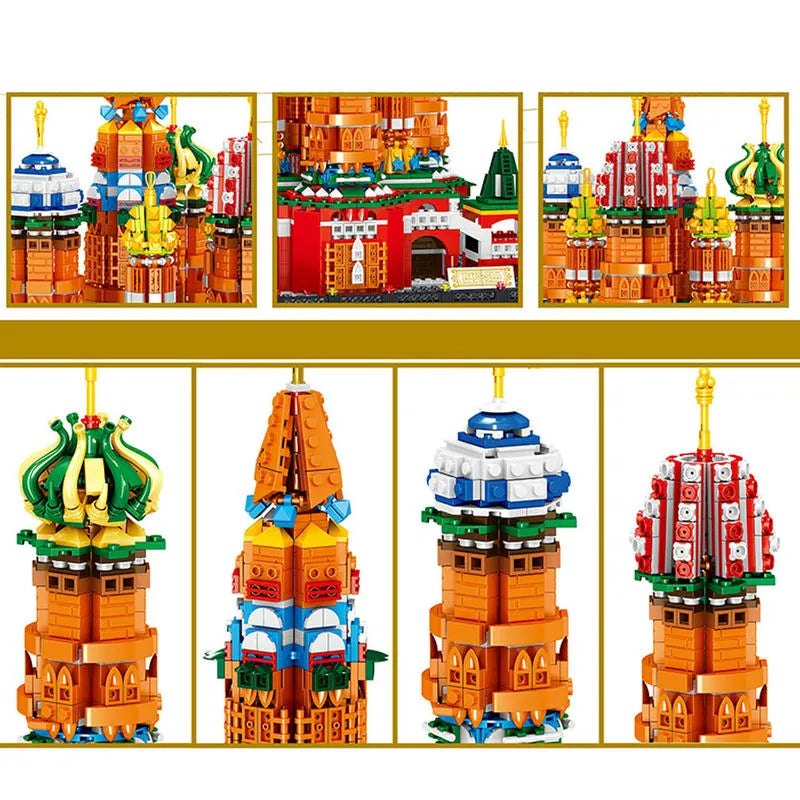 ZHEGAO MOC Building Block Set: Saint Basil's Cathedral, Model QL 0961