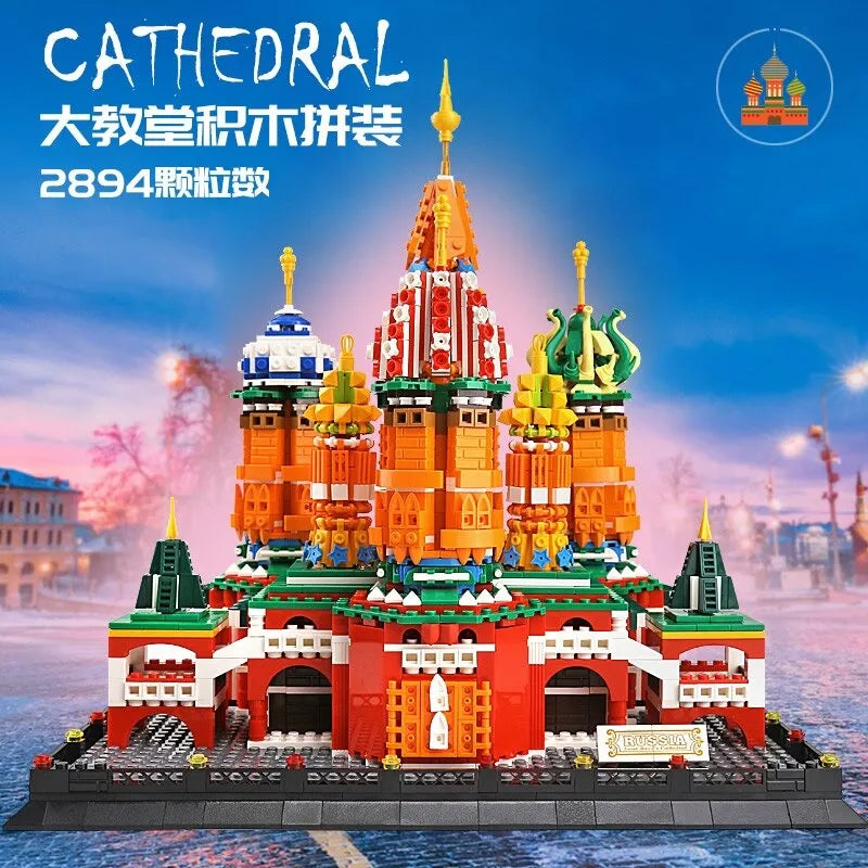 ZHEGAO MOC Building Block Set: Saint Basil's Cathedral, Model QL 0961