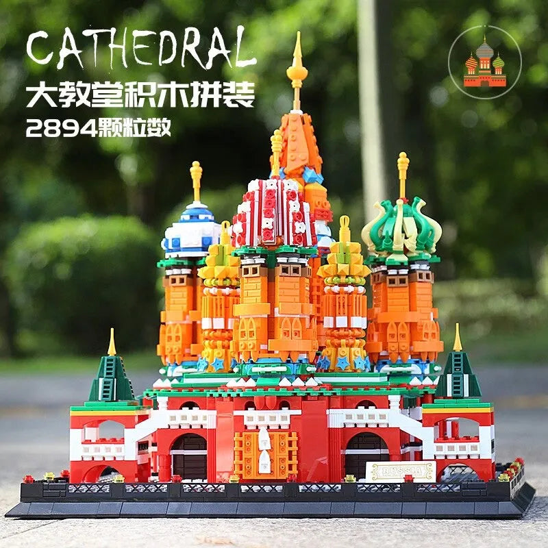 ZHEGAO MOC Building Block Set: Saint Basil's Cathedral, Model QL 0961
