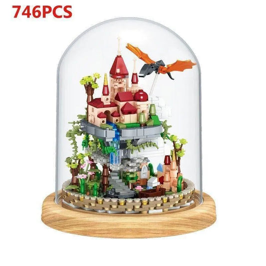ZHEGAO MOC Building Block Set: Dream Cloud Castle MINI 01012