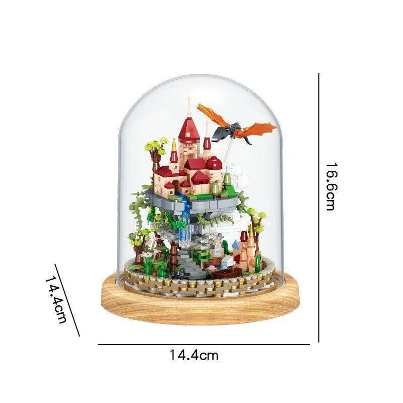 ZHEGAO MOC Building Block Set: Dream Cloud Castle MINI 01012